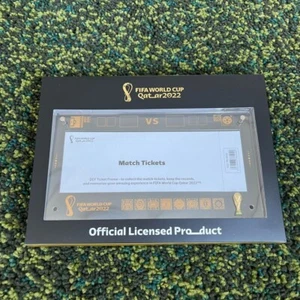 Rare! 2022 FIFA World Cup Qatar Official Ticket Frame Stand Unused from Japan - Picture 1 of 2