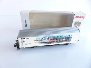 MARKLIN 50 ANS 038/700 WAGON PUBLICITAIRE CFL TYPE Hbis LOGO CFL - Imagen 1 de 6