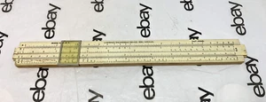 Vintage Lawrence Engineering Service Peru Indiana Slide Rule 10-B Wood USA - Picture 1 of 9