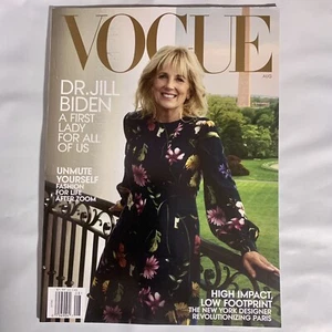 Vogue Magazine August 2021 Dr. Jill Biden First Lady For All Of Us Fashion New - Picture 1 of 2