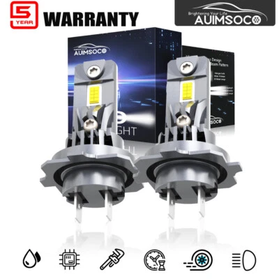 For Audi A3 A4 A5 A6 Q5 2009-2014 6500K LED Headlight High / Low Beam Bulbs - Image 1 of 4