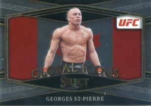 2022 Panini Select UFC GEORGES ST PIERRE Global Icons Insert #30
