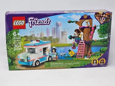 LEGO Friends Clínica Veterinaria Ambulancia 41445 - Nuevo y Precintado en Caja Dañada Foto 1 de 4