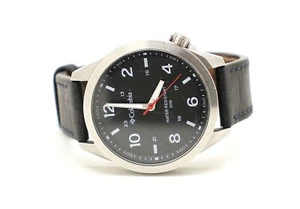 COLUMBIA Crestview Black Dial Black Leather CSS10-001 - Picture 1 of 5