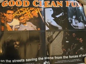 Good Clean Fun Promo Poster Caroline Hardcore PUNK Dance 18 x 24 Folded - Picture 1 of 11