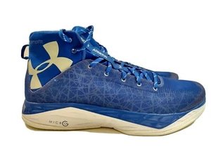 UNDER ARMOUR TB FIRE SHOT HI BASKETBALL MEN SHOES WHALE 1279898-400 SZ 14 - Picture 1 of 12