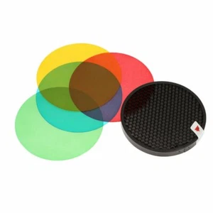 Color Filter Gel Pack with Honeycomb Grid Cover Reflector Kit Godox AD-S11 Light - Picture 1 of 3
