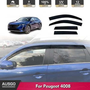 AUSGO Injection Weather Shields for Peugeot 4008 2012-2016 Weathershields - Picture 1 of 8