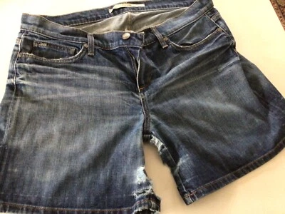 Pantalones cortos de jean Joe's Jeans para mujer talla w31 azul denim desgastado midi Foto 1 de 4