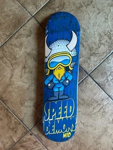 Speed Demon Skateboard Mid 7.25 Viking Snow Goggles - Picture 1 of 4