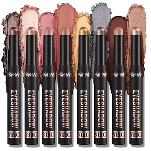 "Eyeshadow Stick,8 PCS Soft Smooth Cream Eyeshadow Stick Gift Set,Matte #B " - Picture 1 of 11