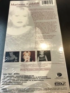 MARIANNE FAITHFULL DREAMING MY DREAMS VHS ROLLING STONES BOWIE BROKEN ENGLISH - Picture 1 of 2