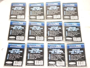 600 (12 Packungen je 50 Stück) neue Ultra Pro Vintage Kartenhüllen - 2 3/4 x 3 15/16 - Bild 1 von 3
