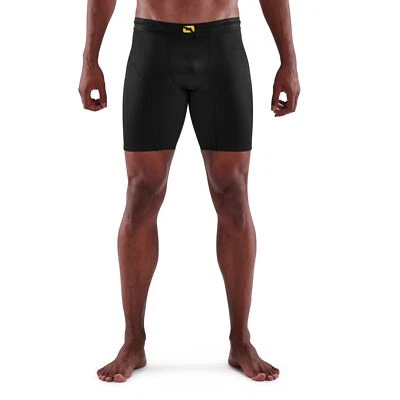 DEAL | Skins Series-5 Mens Compression Powershorts (Black) - Image 1 of 4
