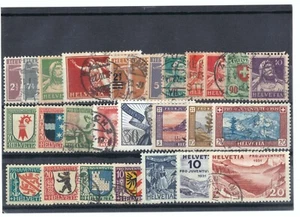 SWITZERLAND SVIZZERA Helvetia Pro Patria Pro Juventute Propaganda Europa 27 v. F - Imagen 1 de 1