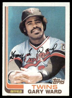 1982 Topps #612 Gary Ward - Image 1 of 2