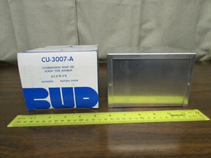Bud CU-3007-A Minibox Electronics Project Box 6X5X4 New - Picture 1 of 3