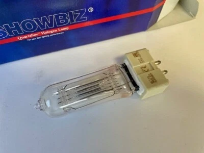 Halogen T19 Lamp 1000w GX9.5 Stage Bulb 240v for Strand PATT 743 / Selecon Rama - Image 1 of 3