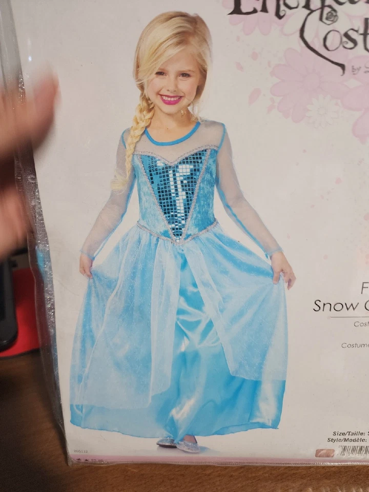 XX 48211 Fantasía Reina de las Nieves Princesa Vestido Disfraz Niña Pierna Encantada Avenida Foto 1 de 1