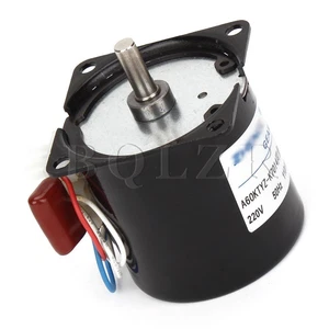 110RPM 50Hz 7mm Shaft Dia Machine Synchronous Reduce Gear Motor AC 220V - Picture 1 of 9