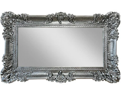 Specchio Muro a-Ss 96x57 Antico Barocco Rococo Lussuoso Repro Decorazione Wow - Immagine 1 di 4