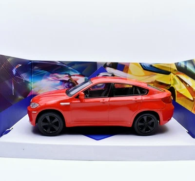 Modellino Auto Scala 1:43 suv BMW X6M red solido modellismo statico collezione - Immagine 1 di 2