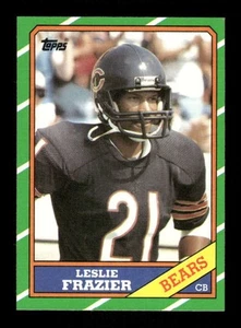 1986 Topps Football 26 Leslie Frazier EXMT na prawie idealny NM BXCP40 - Zdjęcie 1 z 2