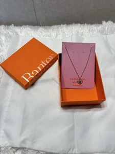 10K Gold Necklace With Heart Cross Emblem Banter - Picture 1 of 6