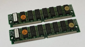 32MB Kit (2 x 16MB) VIS VM43217405CJSA-6 60ns 72-Pin DRAM EDO Memory Modules - Picture 1 of 4