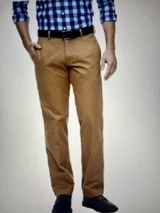 HAGGAR H26 CHINO's STRETCH Slim Straight Leg, TAN, 33W X 30L - Bild 1 von 2