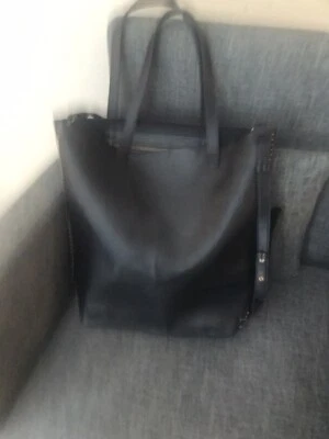 American Eagle Studed Rhine genuine soft Imitation leather tote Bag 16x15 - Image 1 of 4