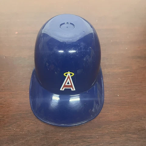Vintage LAICH MLB Baseball Mini Ice Cream Helmet California Angels Blue Cover
