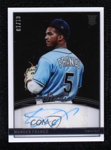 2022 Panini Chronicles Studio Black Signatures 1/10 Wander Franco Rookie Auto RC