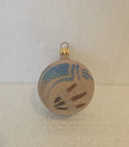 Vintage Native American Navajo Sand Painting Ball Ornament Christmas by Krebs  - Picture 1 of 7