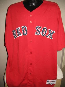 Boston Red Sox On Field Authentic Red Alternate Baseball Jersey Shirt Chest Sz - Picture 1 of 5