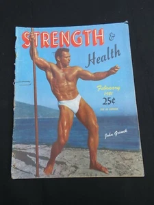 Strength & Health Magazine February 1951 Bodybuilding Muscle Beefcake - Imagen 1 de 2