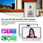 9in TFT LCD Doorbell WIFI Color Video Door Phone IC Card Photo Recording 1V2 HEN