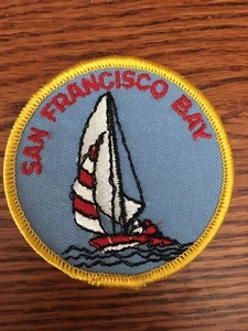 Vintage San Francisco Bay Sailboat Patch - Picture 1 of 3