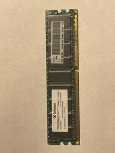Infineon HYS72D64320GU-6-C 512MB 184pin DDR333 2.5V ECC UDIMM CL2.5 - Picture 1 of 1