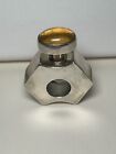 Vintage Sterling Silver Jeweled Perfume Bottle, Taxco, Mexico