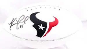 Ka'imi Fairbairn Autographed Houston Texans Logo Football-Beckett W Hologram - Picture 1 of 7