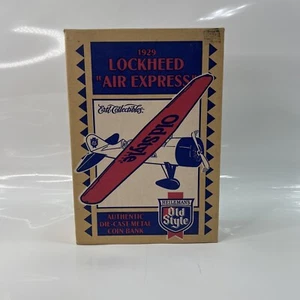 1929 Lockheed Air Express Old Style Bank Ertl Collectible Diecast Metal 1995 NIB - Picture 1 of 1