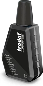 Trodat Black Ink Bottle- Replacement Ink For Hand Stamp Ink Pads - 28 ml UK - Picture 1 of 3