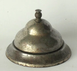 ANTIKE LADEN- ODER HOTELTHEKENAUFSATZ SCHREIBTISCH RUFKLINGEL - Bild 1 von 3