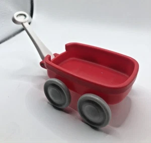 FISHER PRICE Loving Family Dollhouse RED WAGON for KIDS Outdoor Fun Doll - Picture 1 of 4