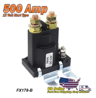 Relé de arranque de fuente de alimentación conmutada aislador de precalentamiento de motor 500A, arranque 12V Foto 1 de 4