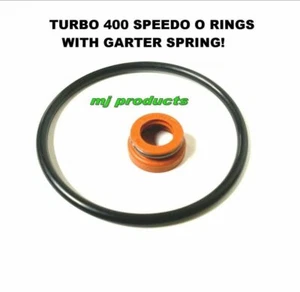 TH400 SPEEDO O RINGS WITH GARTER SPRING GM MODELS / TRANSMISSION T400 /TURBO 40O - Picture 1 of 1