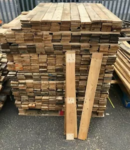 20 x Reclaimed Pallet Boards - 2m² Rustic Wood Planks Timber Slats Projects Bar - Picture 1 of 8