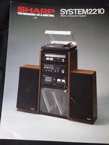 sharp system 2210 stereo brochure - Picture 1 of 7