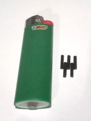 Encendedores Bic recargables hechos a mano personalizados: verde esmeralda Foto 1 de 2